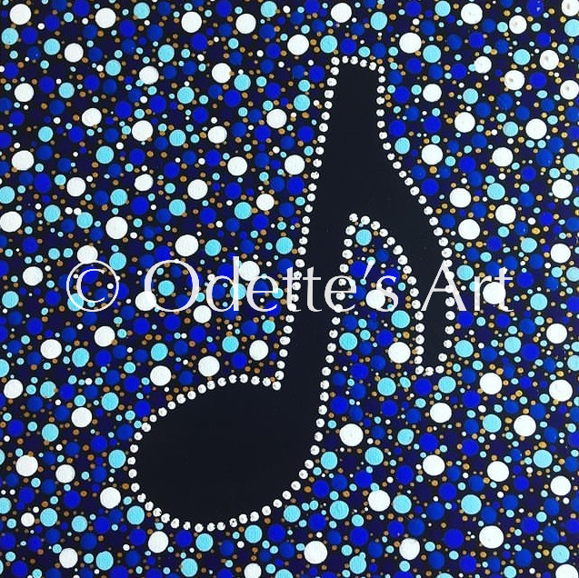 Odette van Doorne - Odette's Art - Dots and Music