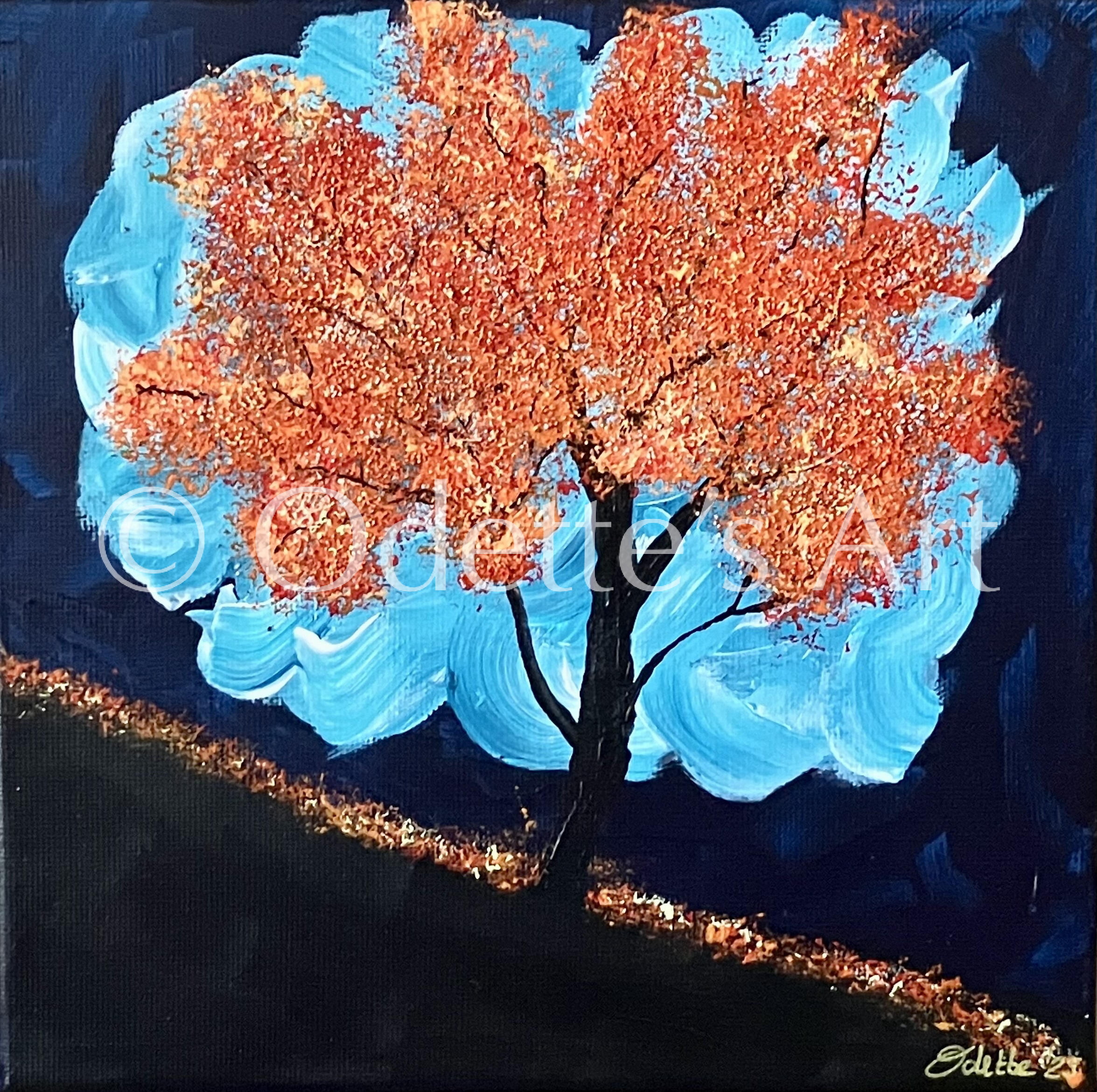 Odette van Doorne - Odette's Art - Orange Light