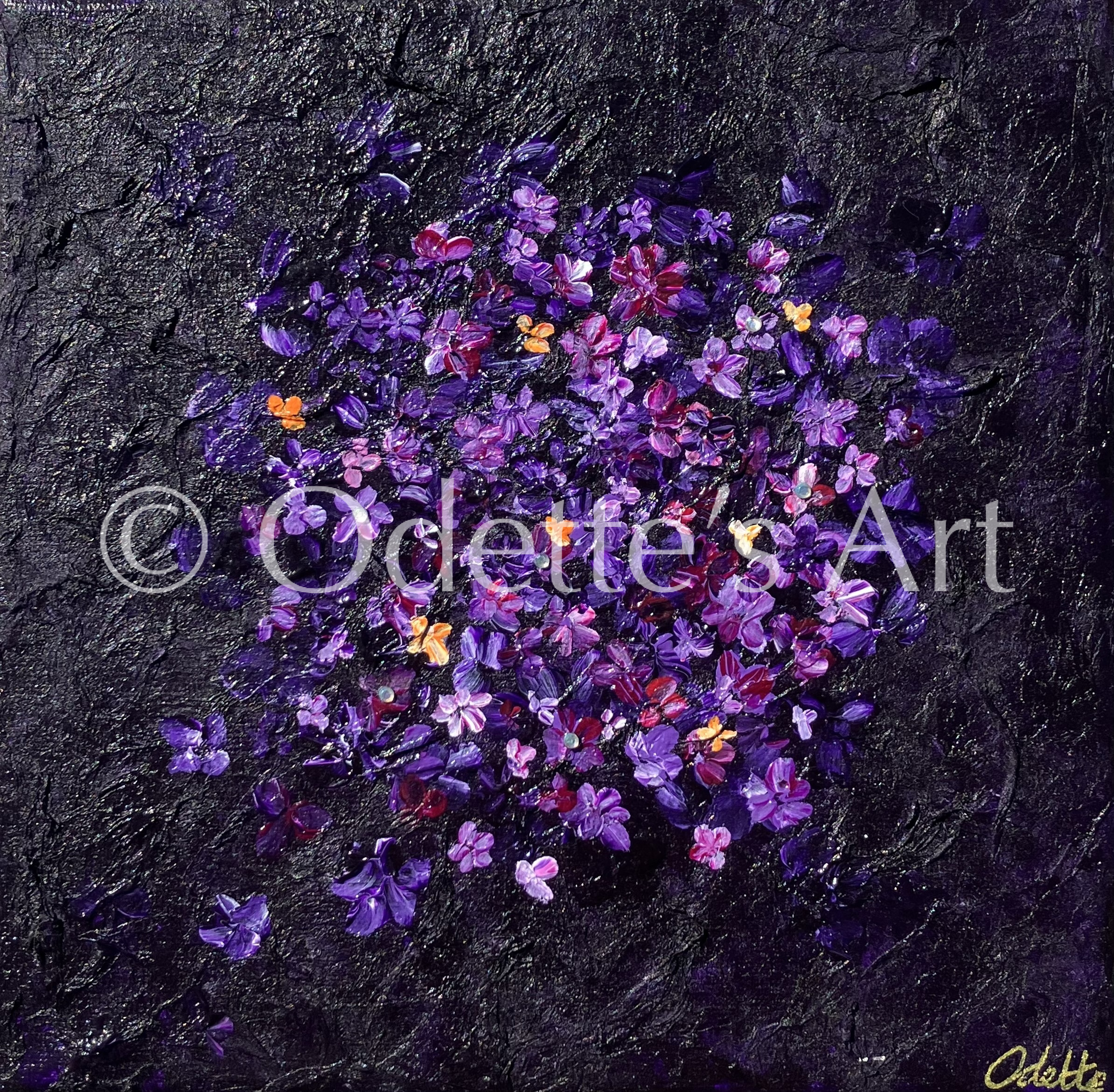 Odette van Doorne - Odette's Art - Little Purple
