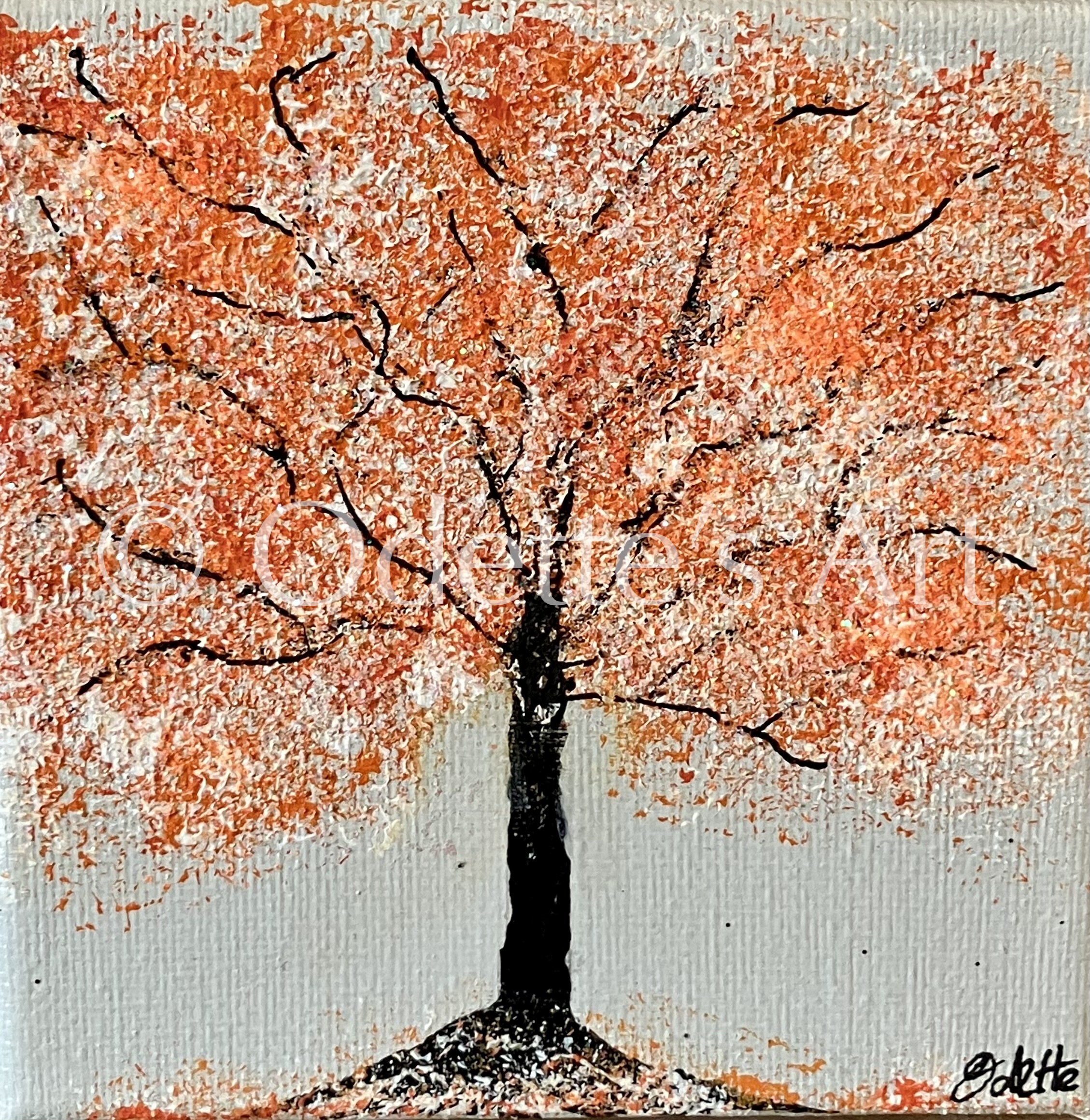 Odette van Doorne - Odette's Art - Little Orange Tree