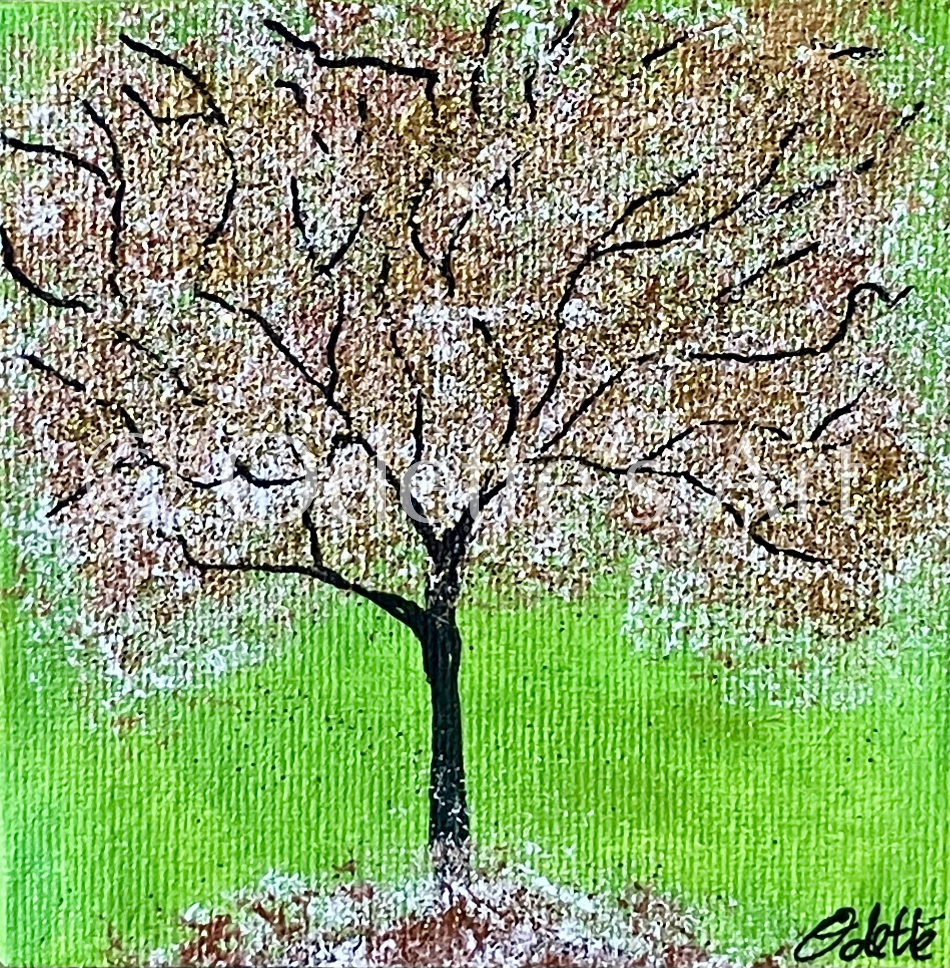 Odette van Doorne - Odette's Art - Golden Tree