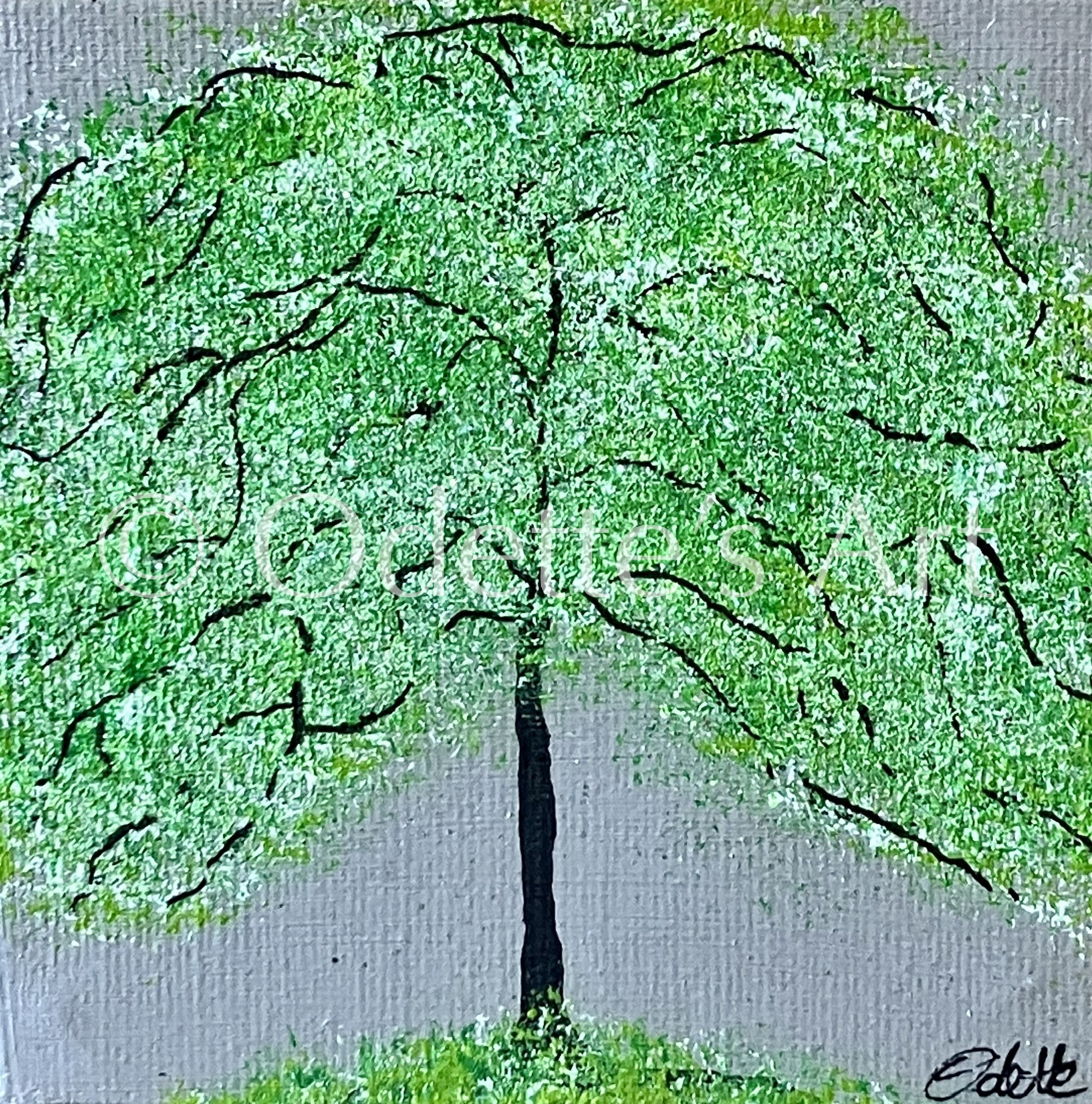 Odette van Doorne - Odette's Art - Green Tree