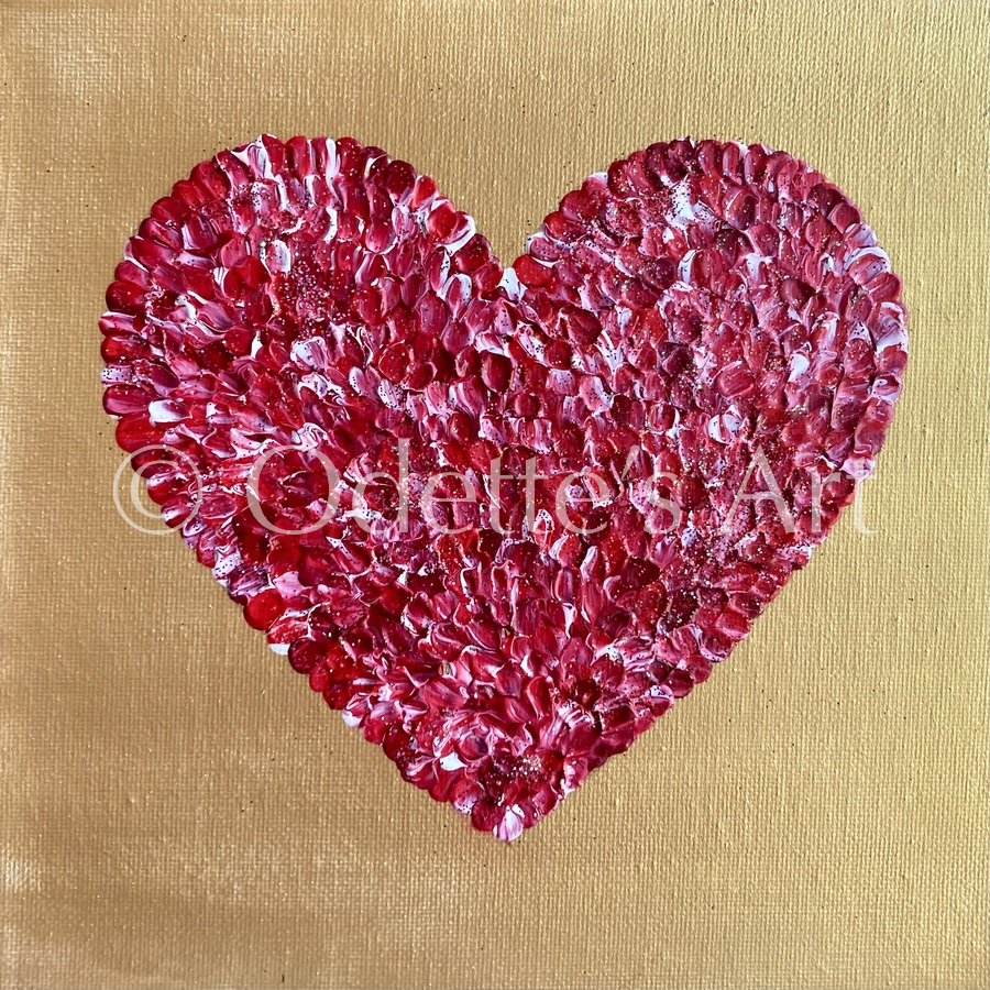 Odette van Doorne - Odette's Art - Sparkling Heart