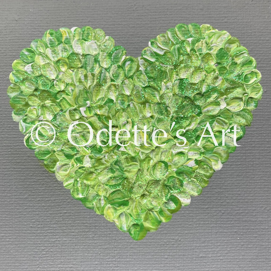 Odette van Doorne - Odette's Art - Green Heart