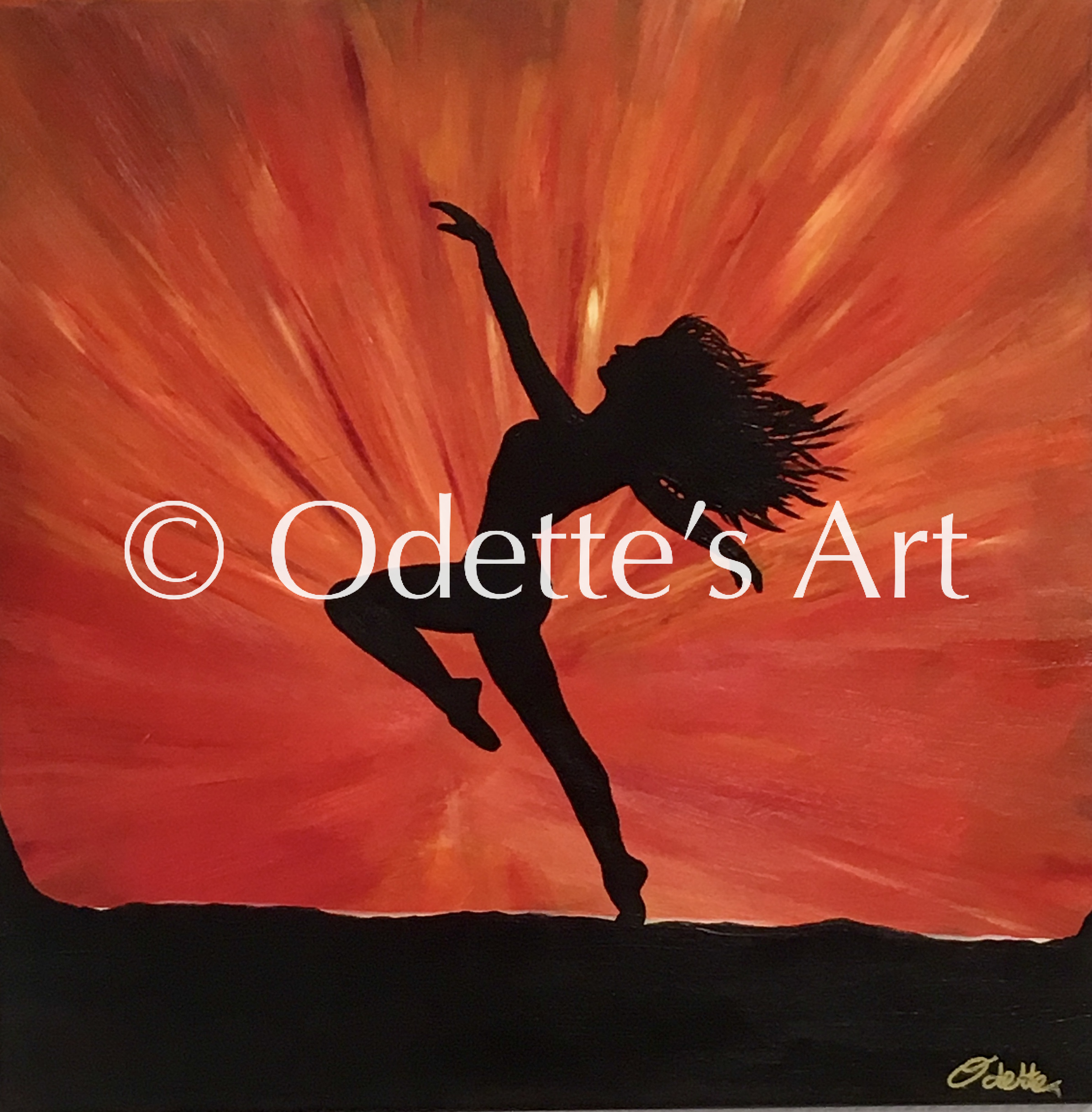 Odette van Doorne - Odette's Art - Fire and Flames