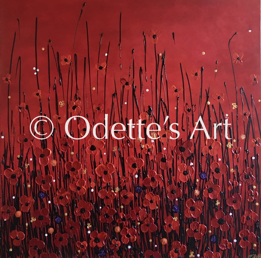 Odette van Doorne - Odette's Art - Poppies
