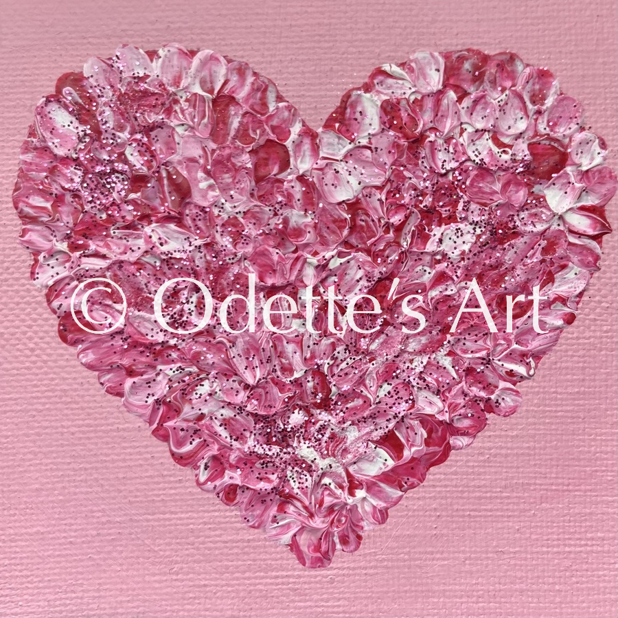 Odette van Doorne - Odette's Art - Pink Heart