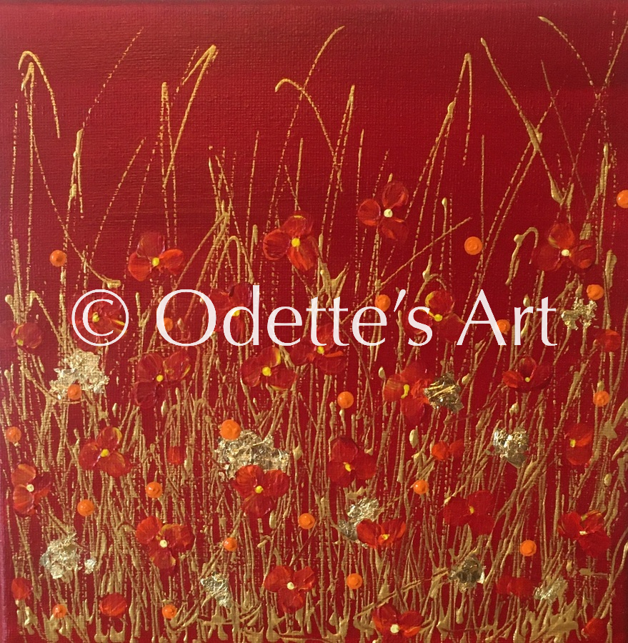 Odette van Doorne - odette's Art - Little Poppies