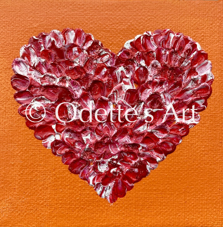 Odette van Doorne - Odette's Art - Read Heart