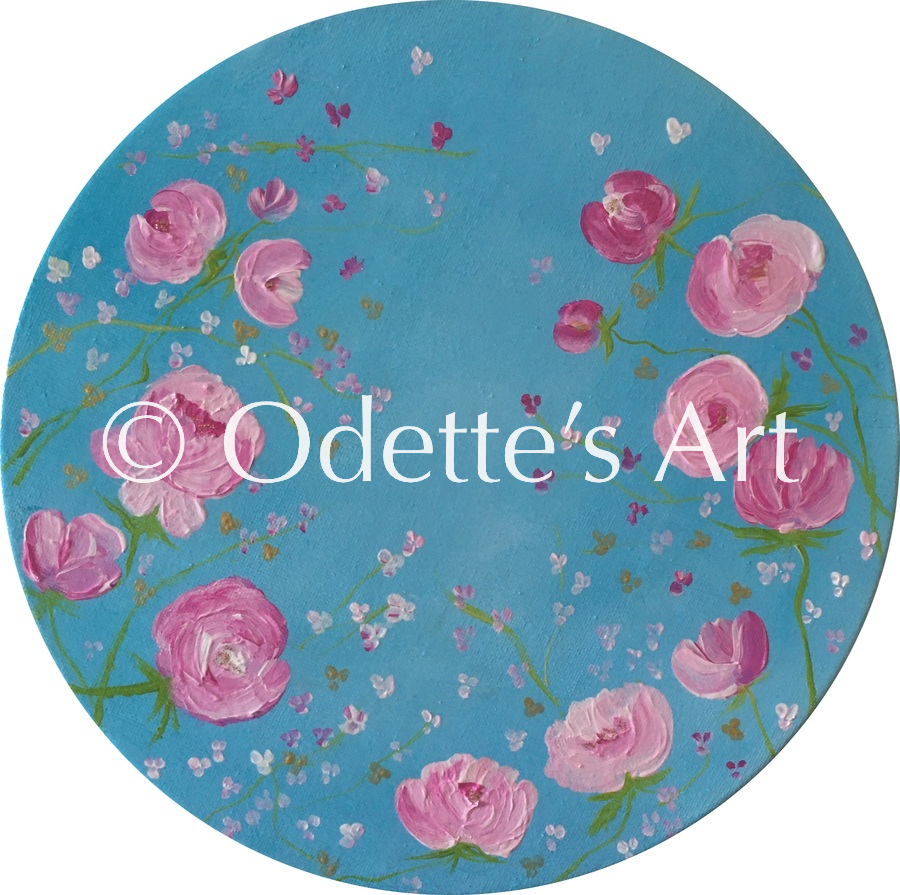 Odette van Doorne - Odette's Art - Pink Flowers